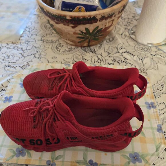 Just So So Athletic Sneakers light Weight Breathable Sports Shoes Size 11.5/ EU - Picture 4 of 15